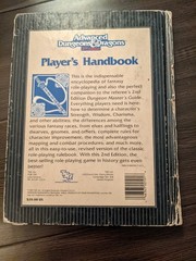 Advanced Dungeons & Dragons Player’s Handbook #2101 2nd Edition 1989 Hardcopy