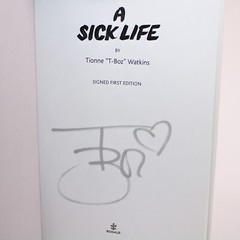 SIGNED A Sick Life By Tionne „T-Boz” Watkins 2017 Hardcover Book DJ 1st Ed w/COA