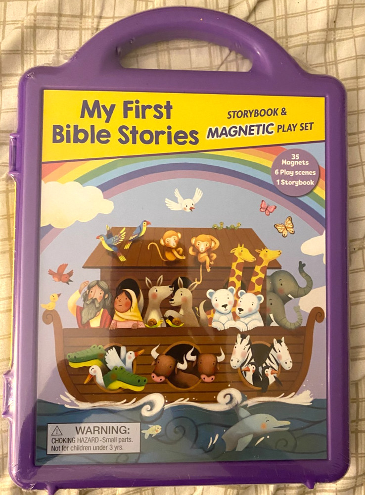 My First Bible Stories: Storybook & Magnetic Play Set (Mixed Media Product)