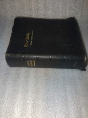 Vintage Holy Bible KJV w/ Ideal Helps National Bible Press Black Leather Tabs