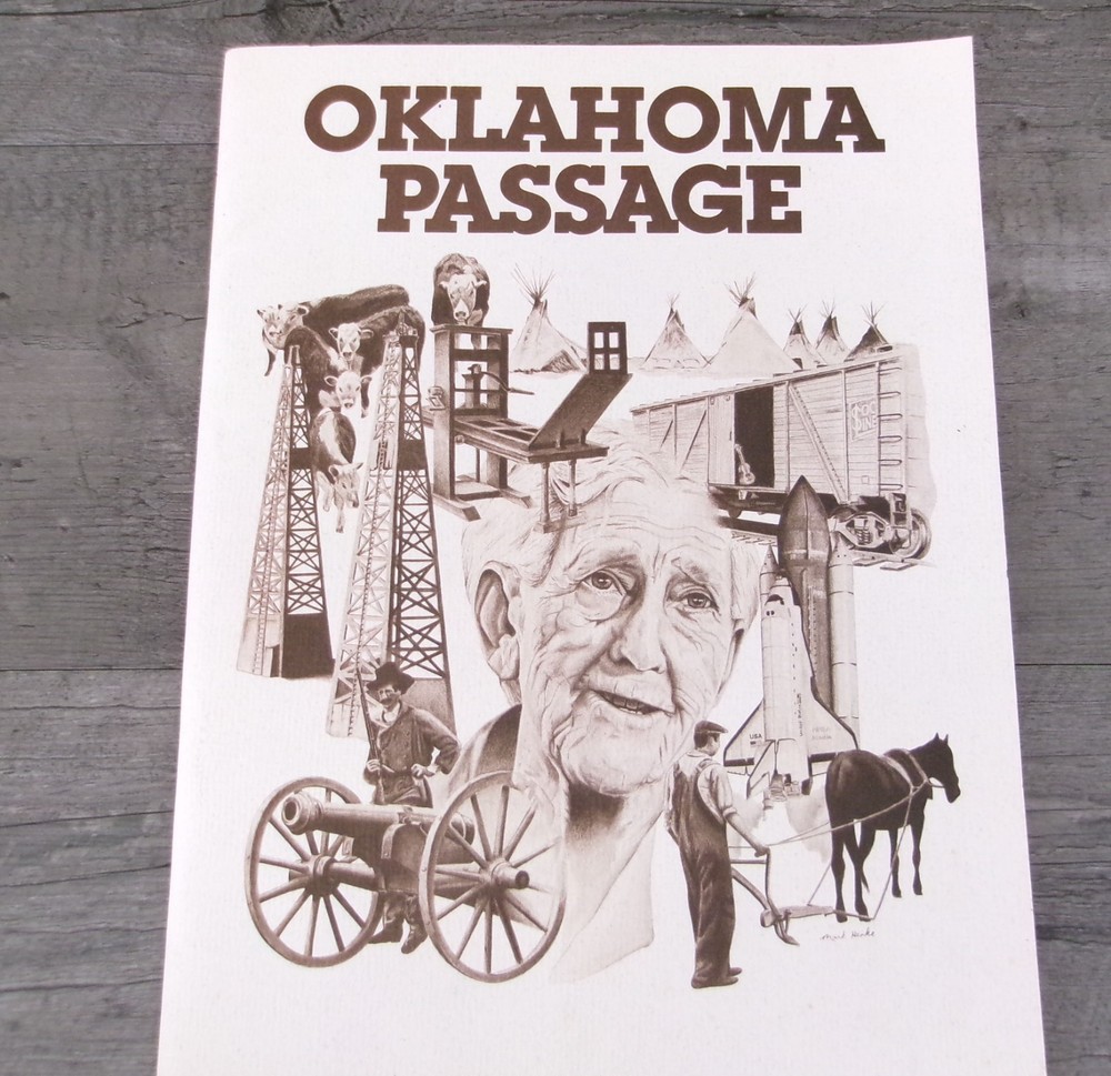 Oklahoma Passage Production Booklet 1989 TV Mini Series, 1889 Land Run 100 Years