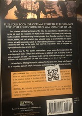 The Paleo Diet for Athletes A Nutritional Formula Peak Athletic Book Fast Ship