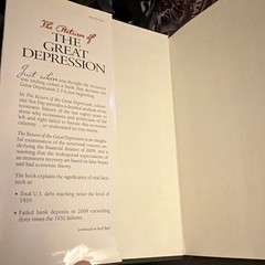 Vox Day The Return of the Great Depression HC Dust Jacket WND Books 2009