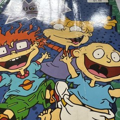 Nickelodeon RUGRATS Sticker and Coloring Book 16 PAGES/STICKERS 1997 Vintage