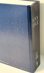 Zondervan NIV KJV NASB AMP Side By Side Bible Blue 9.5″ Tall x 6.5″ W Holy Bible