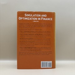Simulation and Optimization in Finance by A. Pachamanova & Frank J. Fabozzi Book