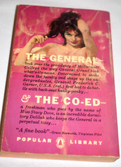 THE GENERAL AND THE CO-ED BY BOB DUNCAN POPULAR LIBRARY EDITION PAPERBACK 1963