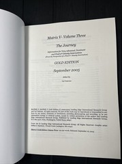 MATRIX V 5,Volume 3,The Journey, by Valdamar Valerian,UFO,Alien,Occult,REPRINT