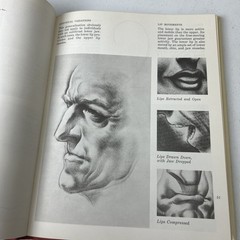 Drawing the Human Head Burne Hogarth 300 Illustration Hardcover Book 4 Printing