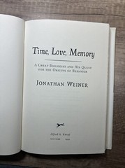 Time, Love, Memory : A Great Biologist and His Quest for the Origins of Behavior