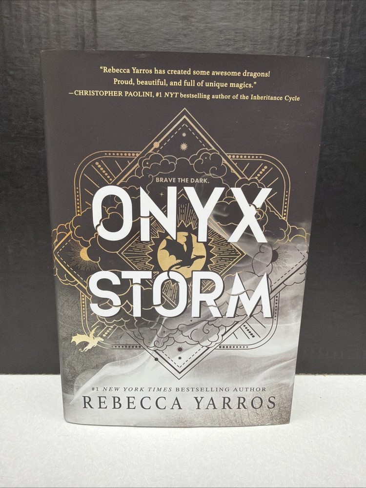 Onyx Storm By Rebecca Yarros Deluxe Edition Sprayed Edges HC/DJ 1st Edition