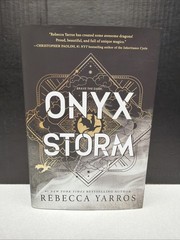 Onyx Storm By Rebecca Yarros Deluxe Edition Sprayed Edges HC/DJ 1st Edition