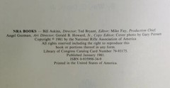 1981 HANDLOADING – A Publication of the NRA – PB /325 Pages