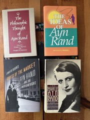 AYN RAND Book Lot of 4 Objectivism Philosophy Hardcover