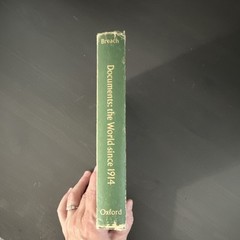 Oxford Univ Press Documents & Descriptions: World Since 1914 HC 1966 Ex-Lib