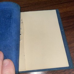 1930 Penn State Leather Book 6” X 4” Hand Made Vintage 30ish Pages