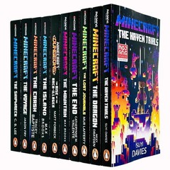 The Official Minecraft Novels: 10 Books Collection Set – Ages 7-11 – Paperback