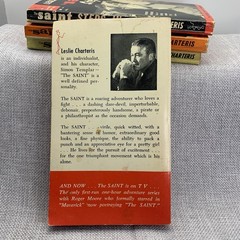 The Saint 6 book lot by Leslie Chartering Vintage 1930s 40s 60s Paperbacks