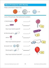 School Zone – Math Basics 2 Workbook – 64 Pages, Ages 7 to 8, 2nd Grade….