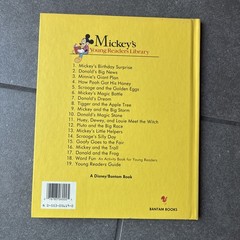 Disney Mickey’s Young Reader Library Hardcover Books , Vol 1-4 & Vol 6-10