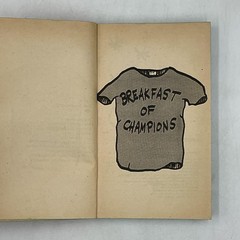 Vintage Breakfast Of Champions Kurt Vonnegut Jr Novel PB Red 1975 USA Satire