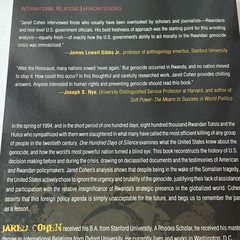 One Hundred Days of Silence : America and the Rwanda Genocide by Jared A. Cohen