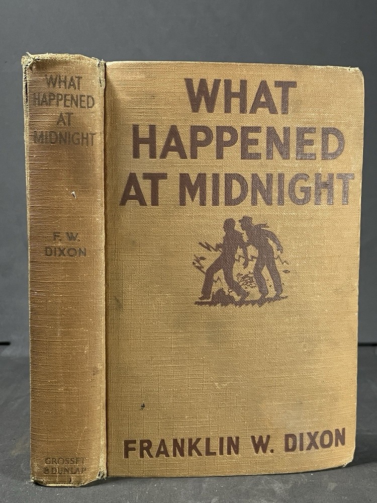 What Happened at Midnight by Franklin W. Dixon HC Hardy Boys Mystery Stories