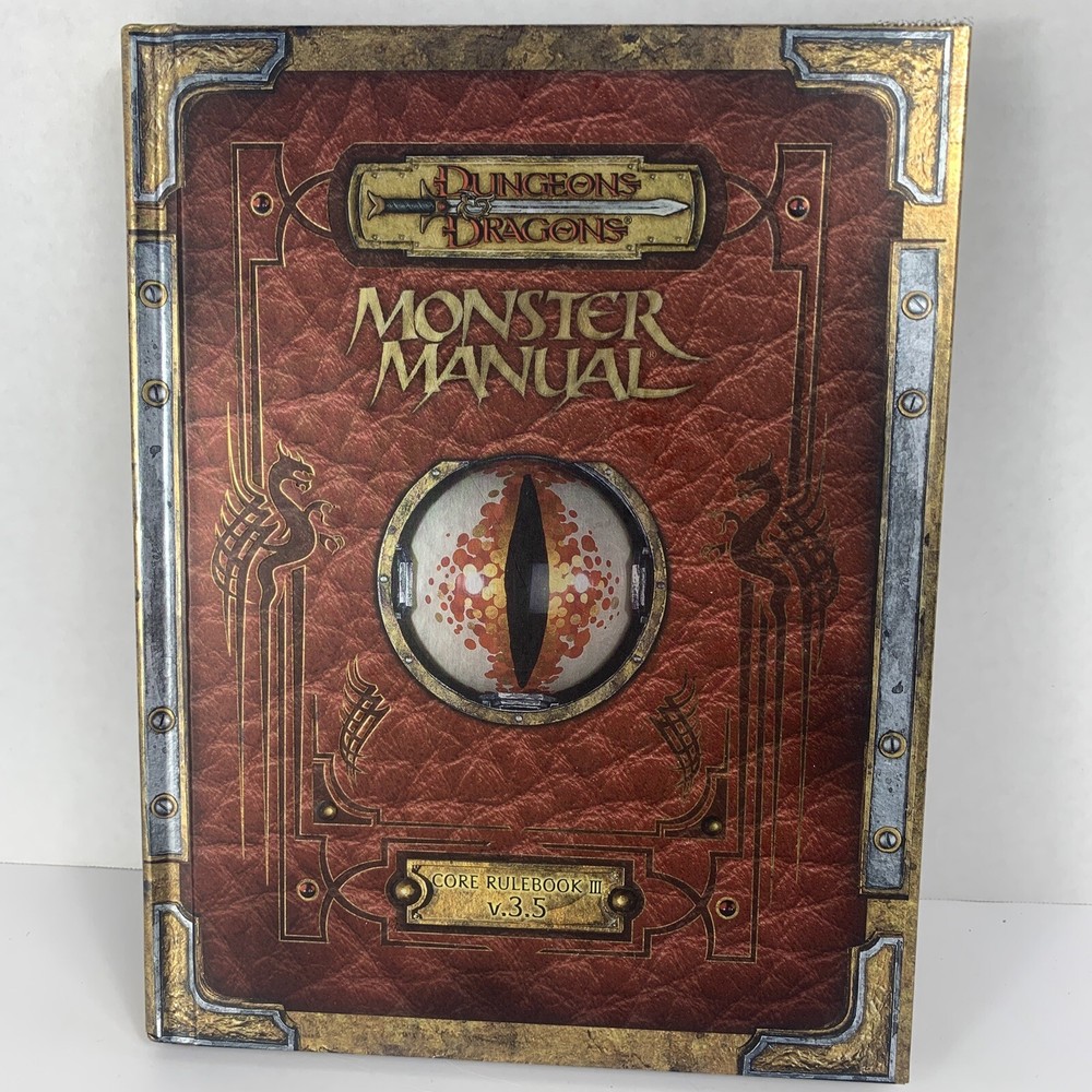 Premium Dungeons & Dragons 3.5 Monster Manual with Errata by Wizards RPG Team