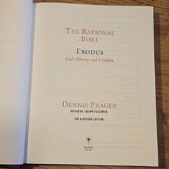 2 Dennis Prager Books | The Rational Bible Series: Genesis & Exodus | Hardcovers
