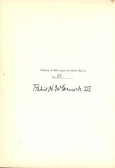 [Signed] McCormick-Hamilton Lord-Day Ancestral Lines. Genealogy (1957)