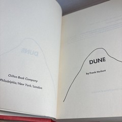 Frank Herbert Dune HC/DJ Book Club Edition 507 Pages 1965 Gutter Code R51 12/76