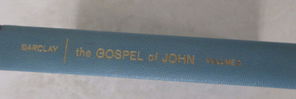 Gospel of John Vol 2 by William Barclay (1975, Hardcover) The Westminster Press