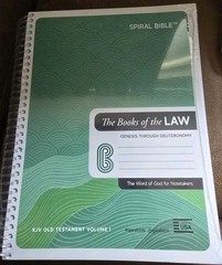 Spiral Bible KJV version- 5 book set w/ tabs- The word of God for notetakers