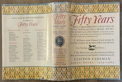 📚 Fadiman – FIFTY YEARS – Borzoi Books 1915-1965 Knopf 1st Edition