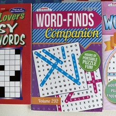 Lot of 10 Variety Puzzle Books – Crosswords, Word Find, Etc. – Dell, Kappa