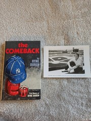 Ryne DUREN ~ The Comeback ~ First Edition 1978 HB ~ NY Yankees Baseball Vintage