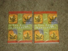 Lot 20 Copies The Four Agreements Don Miguel Ruiz + 1 Copy in Spanish