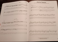 Van Halen 1984 tab book rhythm and lead guitar lyrics