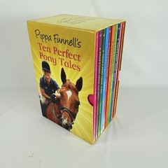 Pippa Funnell Ten Perfect Pony Tales Book Boxed Set Horses Equestrian Lot of 10