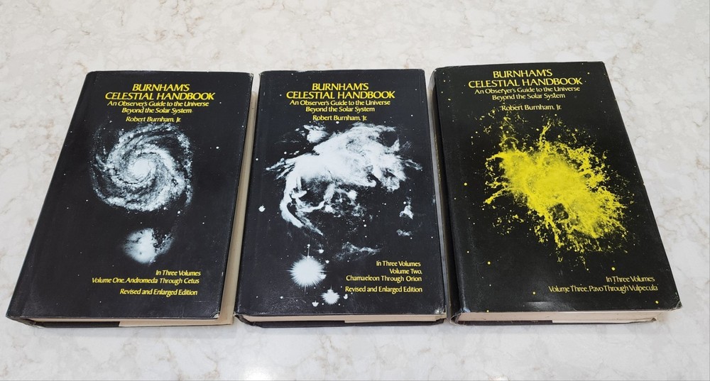 Burnham’s Celestial Handbook 3 Volume Set by Robert Burnham Jr. Hardcover
