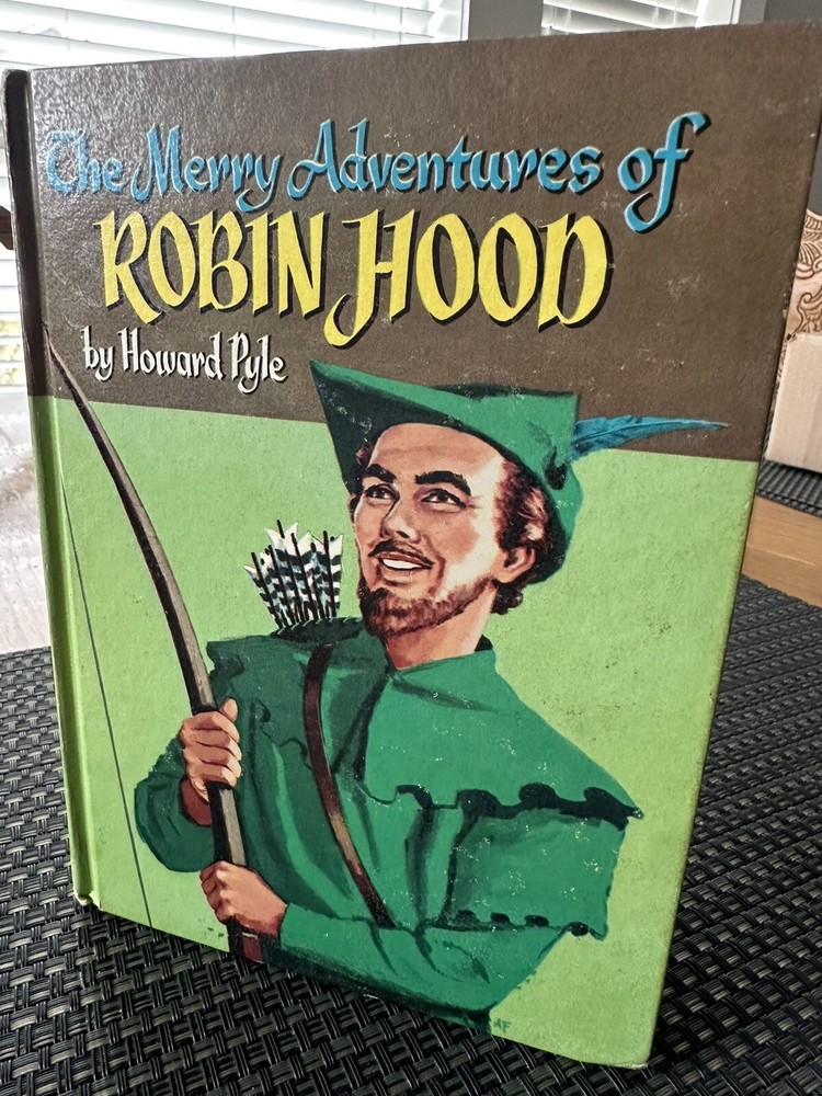 The Merry Adventures Of Robin Hood, Howard Pyle 1955 Whitman Classics HB