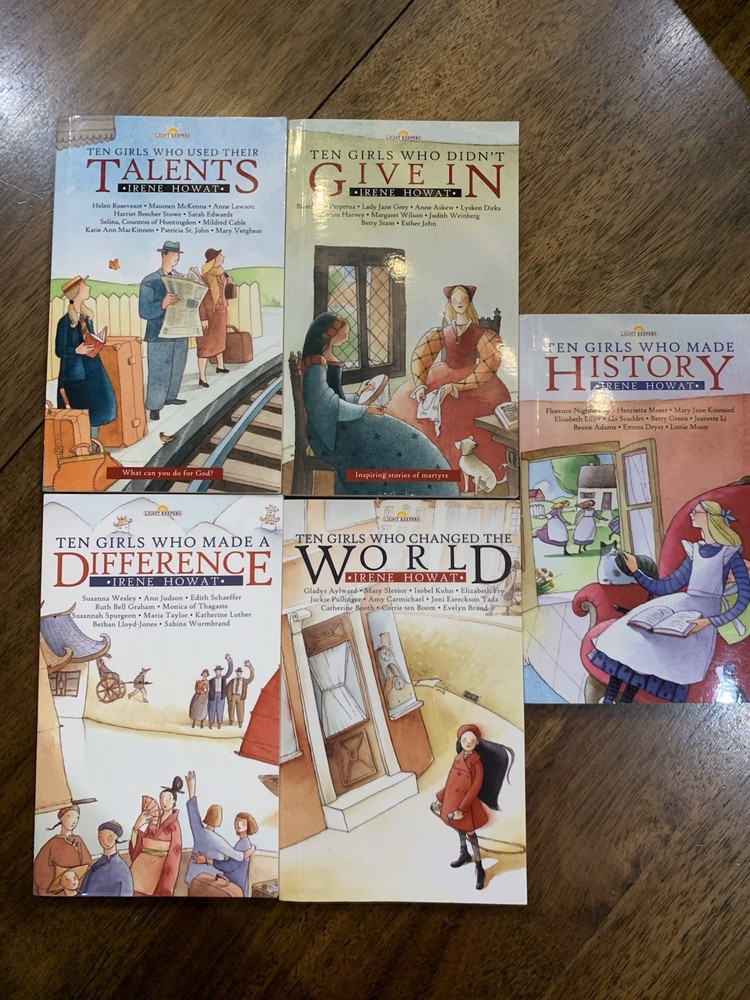Irene Howat Lightkeepers Ten Girls 5-Book Paperback Box Set Ages 9-12