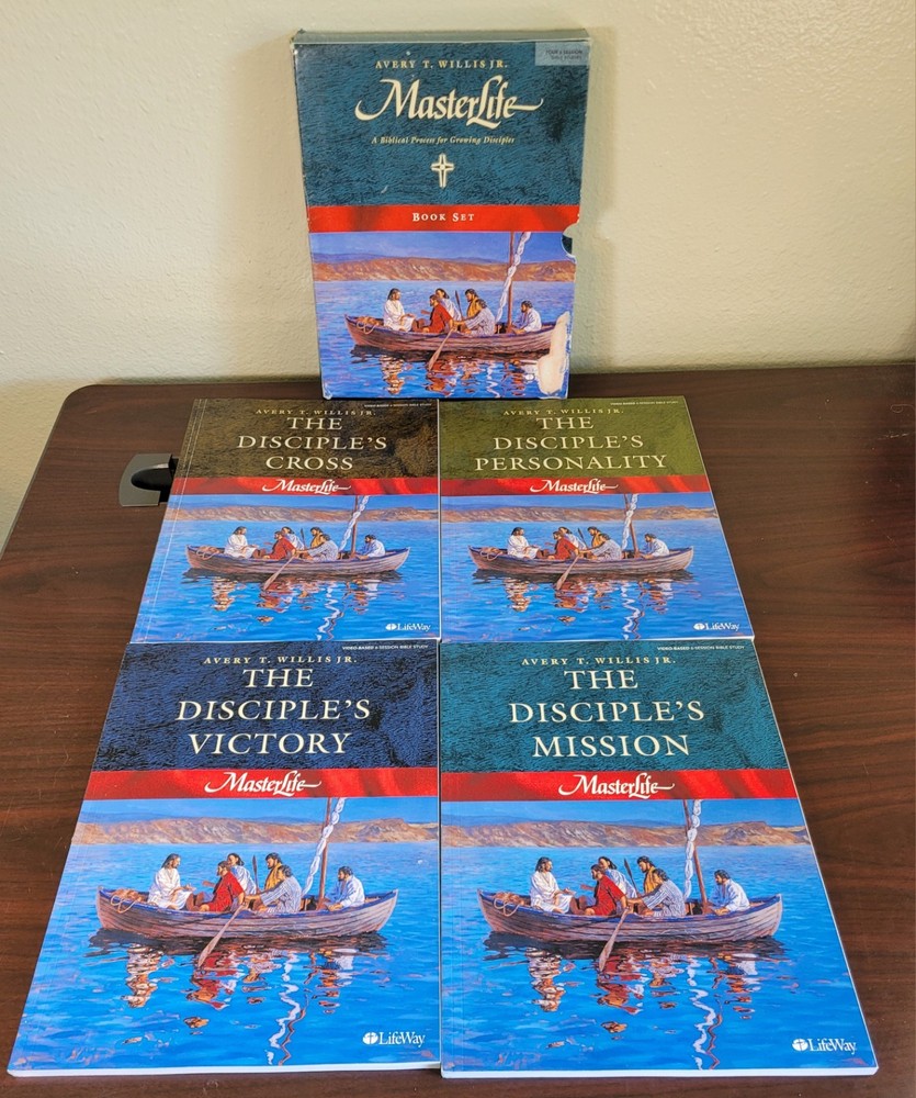 Masterlife Avery T. Willis Jr Leader Guide 4 Books Disciple Faith Christian God