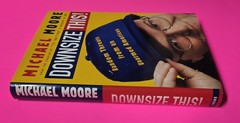 MICHAEL MOORE SIGNED ☆ AUTOGRAPHED BOOK : Downsize This 🔥🔥🔥