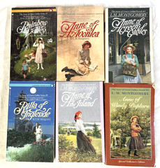 Lot of 6 L.M. Montgomery PBs – Anne of Green Gables Series 1-4,7-8