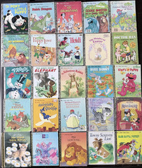 A Little Golden Book. Lot 83 Mixed Titles Vintage Hardcover MOST 1950’s -90’s