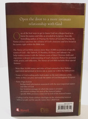 Names of God Bible by Ann Spangler (2011, Hardcover) Pre-owned with Dust Jacket
