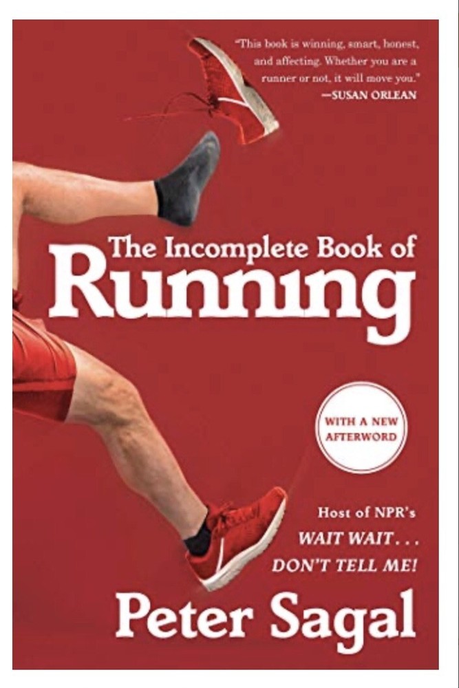 The Incomplete Book of Running / Peter Sagal (NPR star) HC SIGNED free ship