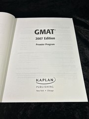 GMAT Premier Program – 2007 Paperback