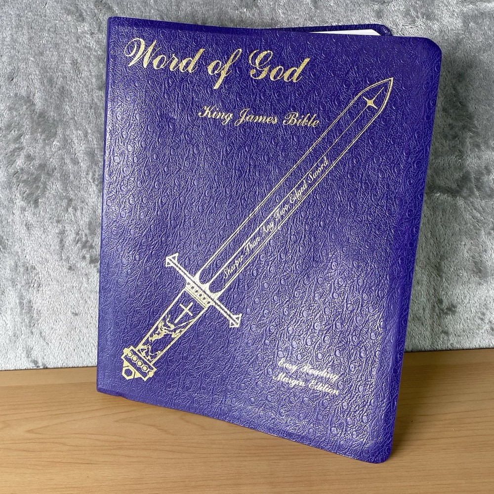Word of God King James Bible Easy Reading Margin Edition Large Print Red Letter